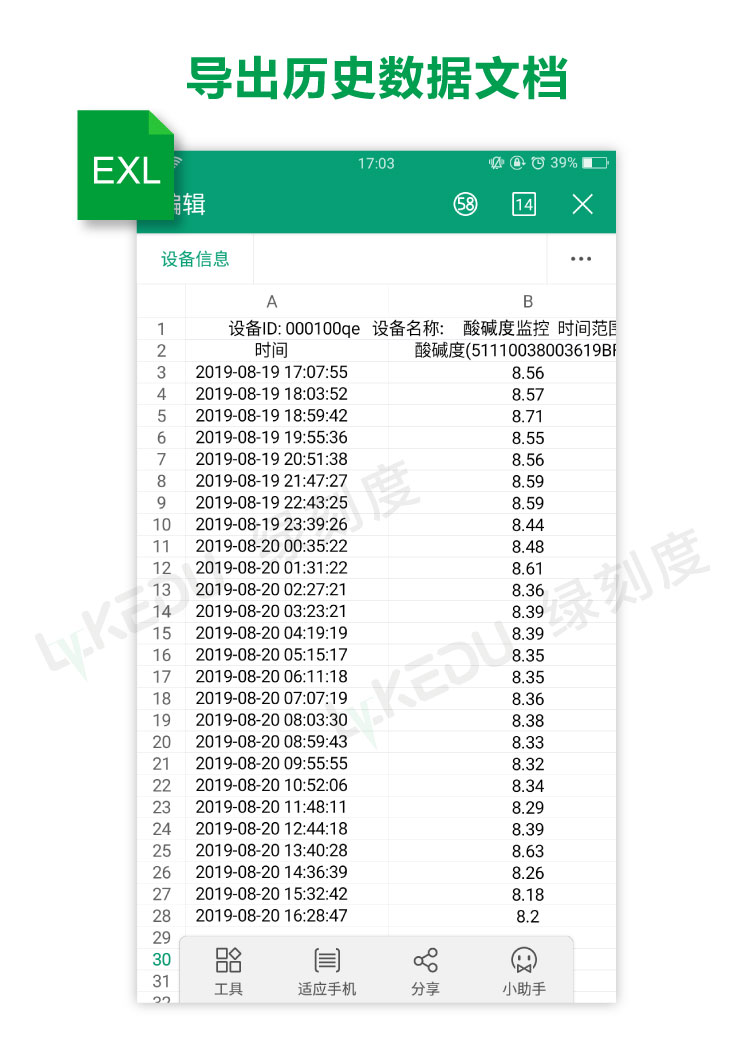 导出历史数据文档